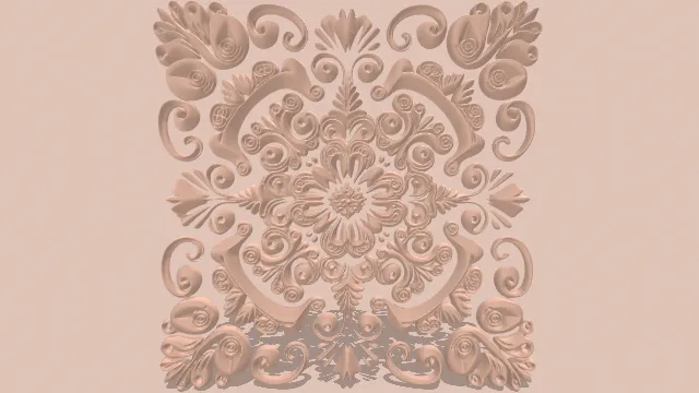 天花板墙壁雕刻镂空花纹装饰画