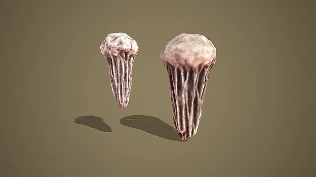 大小垂坠溶洞钟乳石组合洞窟装饰模型