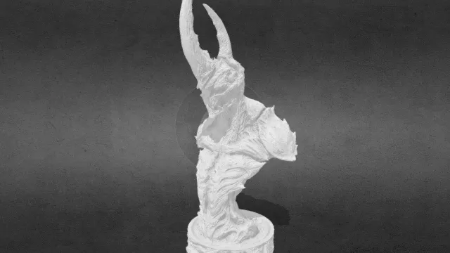 恶魔像·裂角腐骸obj.obj