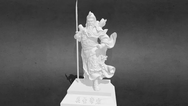 关公雕像stl.stl