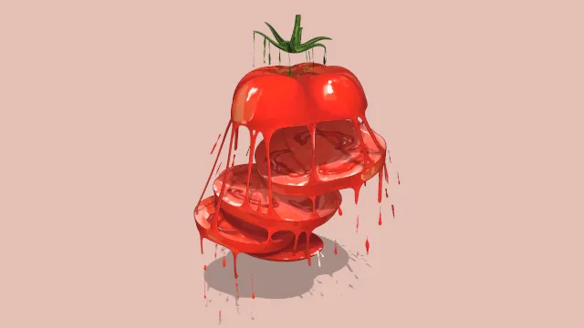 维生素炸弹番茄西红柿蔬菜食物