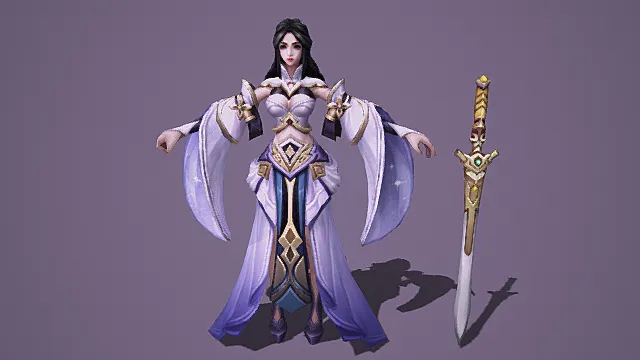 现代游戏角色    古装仙侠唯美   紫霞仙子