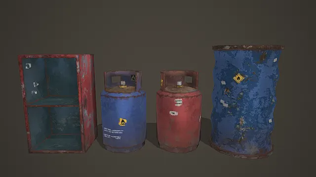 废土工业容器组合模型