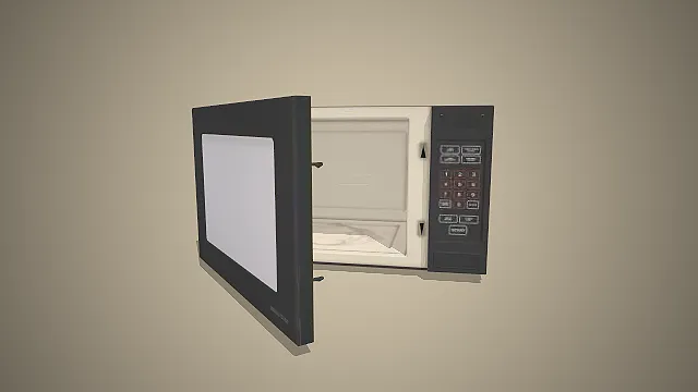 复古微波炉  侧开门设计  透明观察窗  复古家电