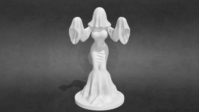 扬手幽灵娘_obj.obj