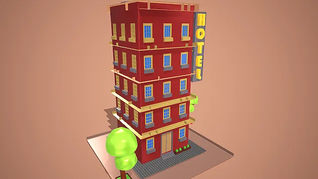 我想在模型素材网站上上传一个如图所示的模型