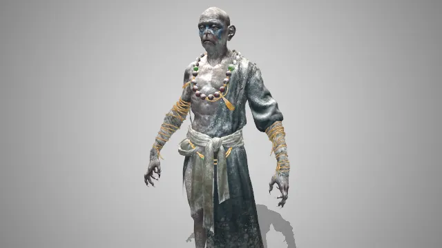 黑神话  雪僵尸  人物模型  角色  游戏