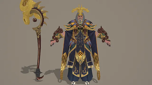 玄袍权臣·威赫型古风朝堂重将套装