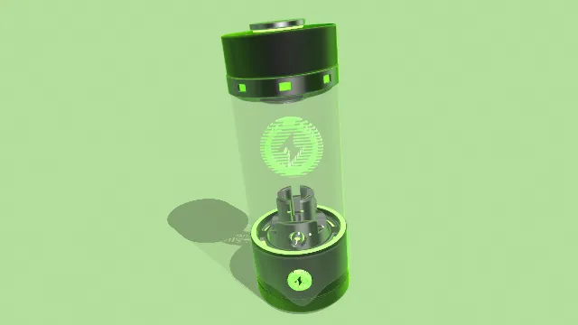 电池NFT金属科技道具模型