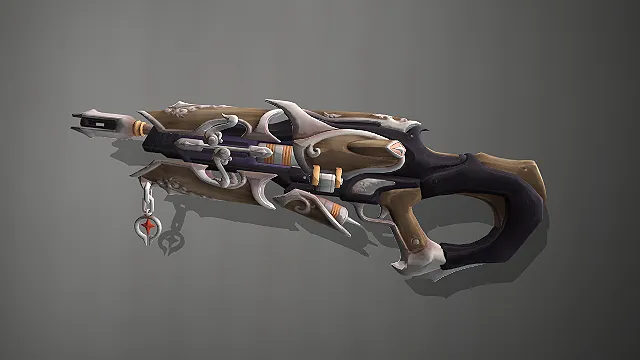 奇幻枪械  雕花装饰  机械握把  魔法武器  