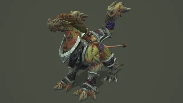 彩纹魔骑・畸变型奇幻战兽模型