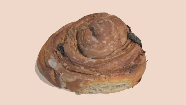 自制旋转糕点模型甜点面包食物