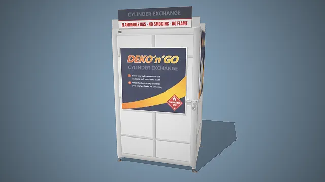 气瓶交换  易燃气体  户外设施  空瓶外换