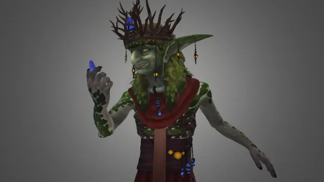 游戏角色看门人妖精人物精灵