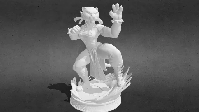 灵虎启发武术战士stl.stl