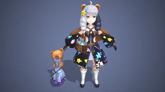 熊耳少女  星空梦幻  治愈软萌  宠物陪伴