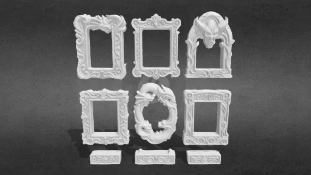 奇幻相框 合集包obj