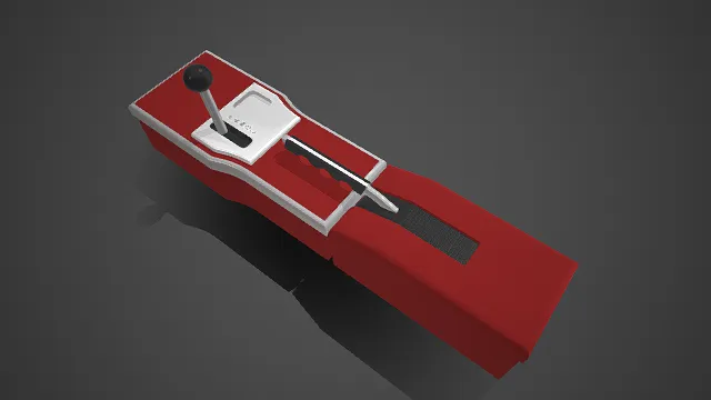 模拟器  红白档杆装置  赛车换挡器  风格简洁  拨杆  防滑纹理  模拟驾驶设备