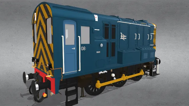 火车-英国铁路08型蓝轨涂装
