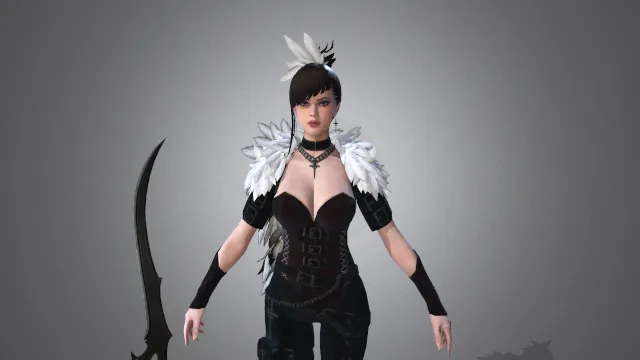 游戏模型 人物模型 女伯爵 游戏皮肤