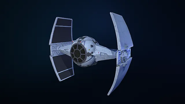 TIE Advanced v1星球大战 双离子引擎星际太空战斗机