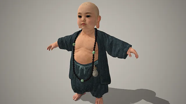 黑神话：悟空 - 米乐 [静态] 游戏角色3D模型