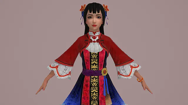 红绫俏姬：绛蓝闺秀辅法套装