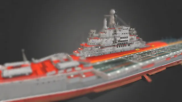 大型基辅级航空母舰战舰军用船只