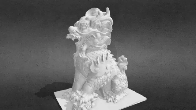 瑞兽_麒麟_obj.obj