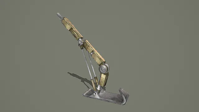 废土便携风折叠式起重支架3D模型