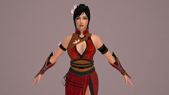 赤焰妖姬·媚武型江湖女刺客套装