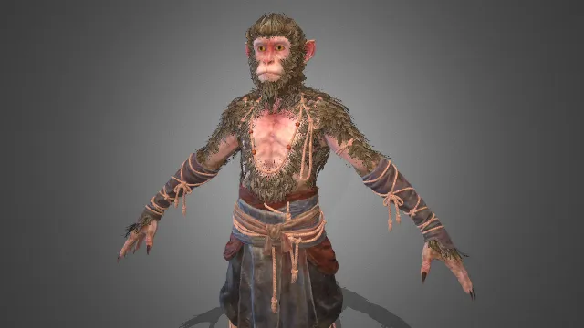 黑神话  猴子  角色  人物建模  游戏