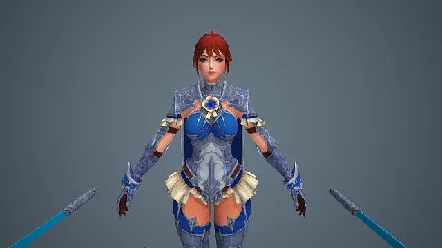 Aria   韩风格人物游戏角色模型