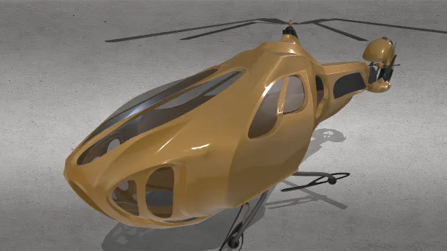 快速空气气泡直升机飞行工具道具