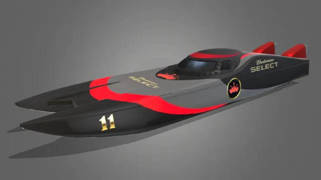 游艇海洋运输工具船只模型