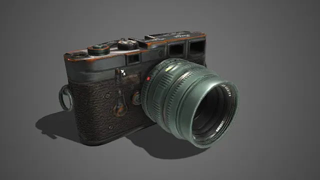 复古  胶片相机  做旧  金属质感  粗糙  怀旧