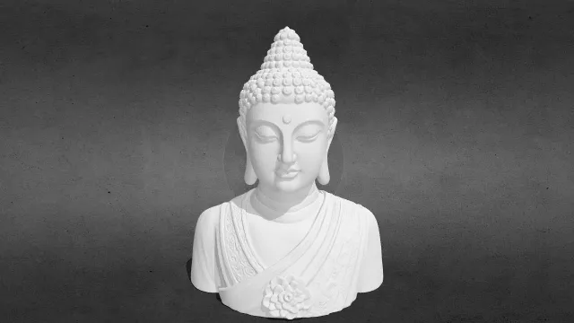 佛陀半身像 版本7 stl.stl