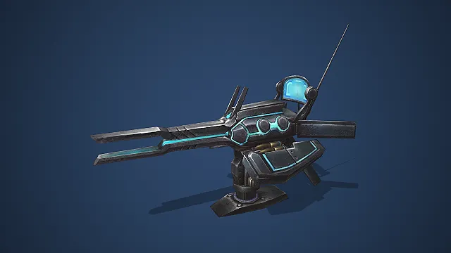 科幻炮塔  能量武器  自动炮塔  科技兵器