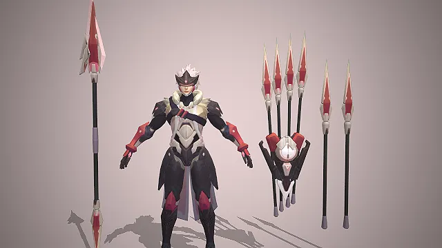 王者荣耀马超  幸存者皮肤  赛博机甲风  机械头盔  