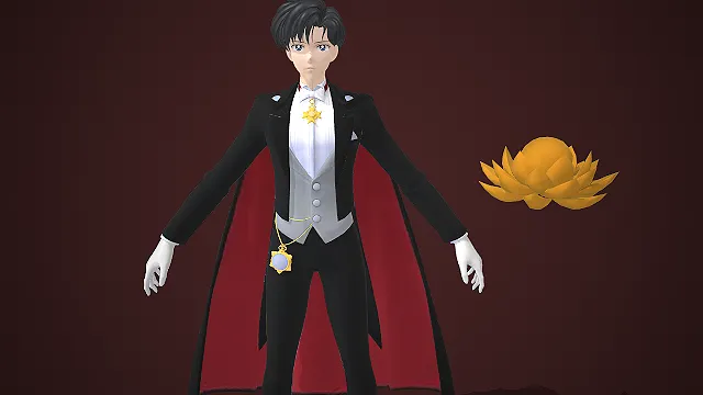 王者荣耀狄仁杰  礼服假面  黑色燕尾服  绅士优雅