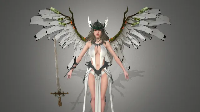 游戏模型 人物模型 神树祭司 游戏皮肤