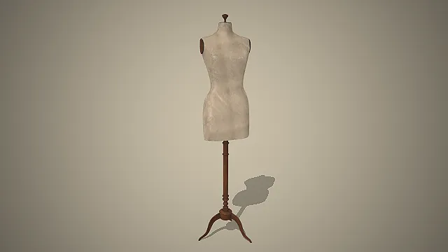 复古人体模型  服装模特  裁缝道具  工艺摆件  木质支架