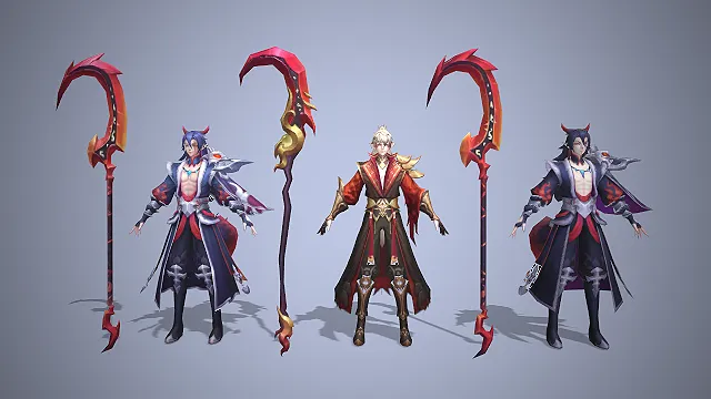 妖系战士  镰刀法器  东方玄幻  国风仙侠
