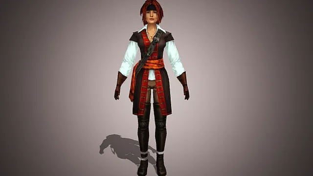女战士女孩女人美女少女