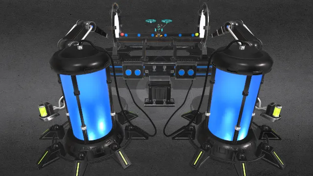 科幻食物处理器分类器科技机器