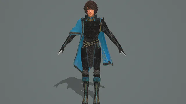 青玄秘将・冷峻型仙侠暗卫套装