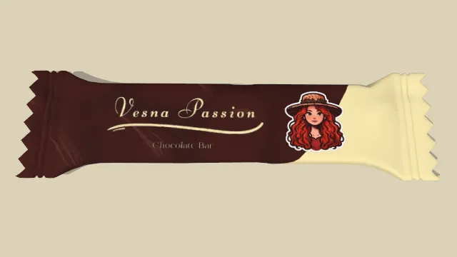 食品巧克力棒甜品零食包装袋