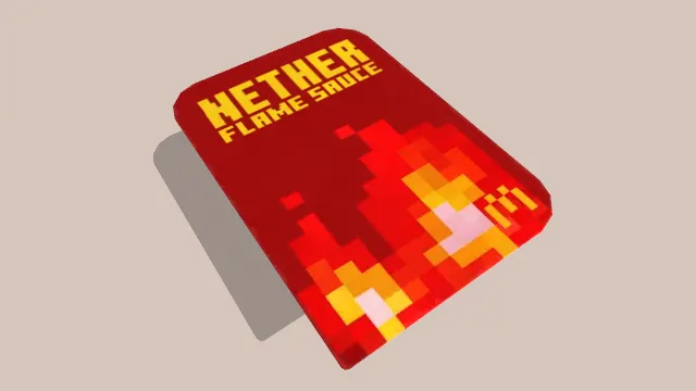 我的世界中的麦当劳火焰酱游戏道具