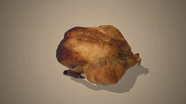 烤火鸡  感恩节主菜  节日盛宴  食品模型