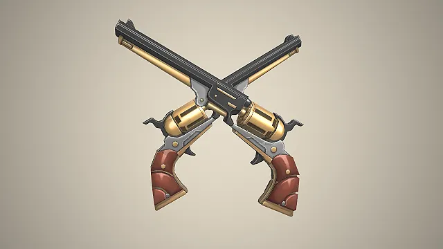 原木左轮  西部武器  实木握把  黑金复古